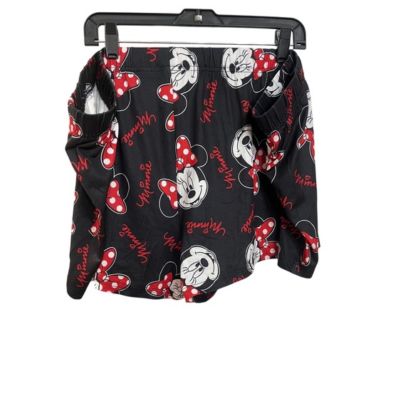 Disney Minnie Mouse Pajama Shorts Sleepwear Black Red Polka Dot Size 3XL - Picture 2 of 3